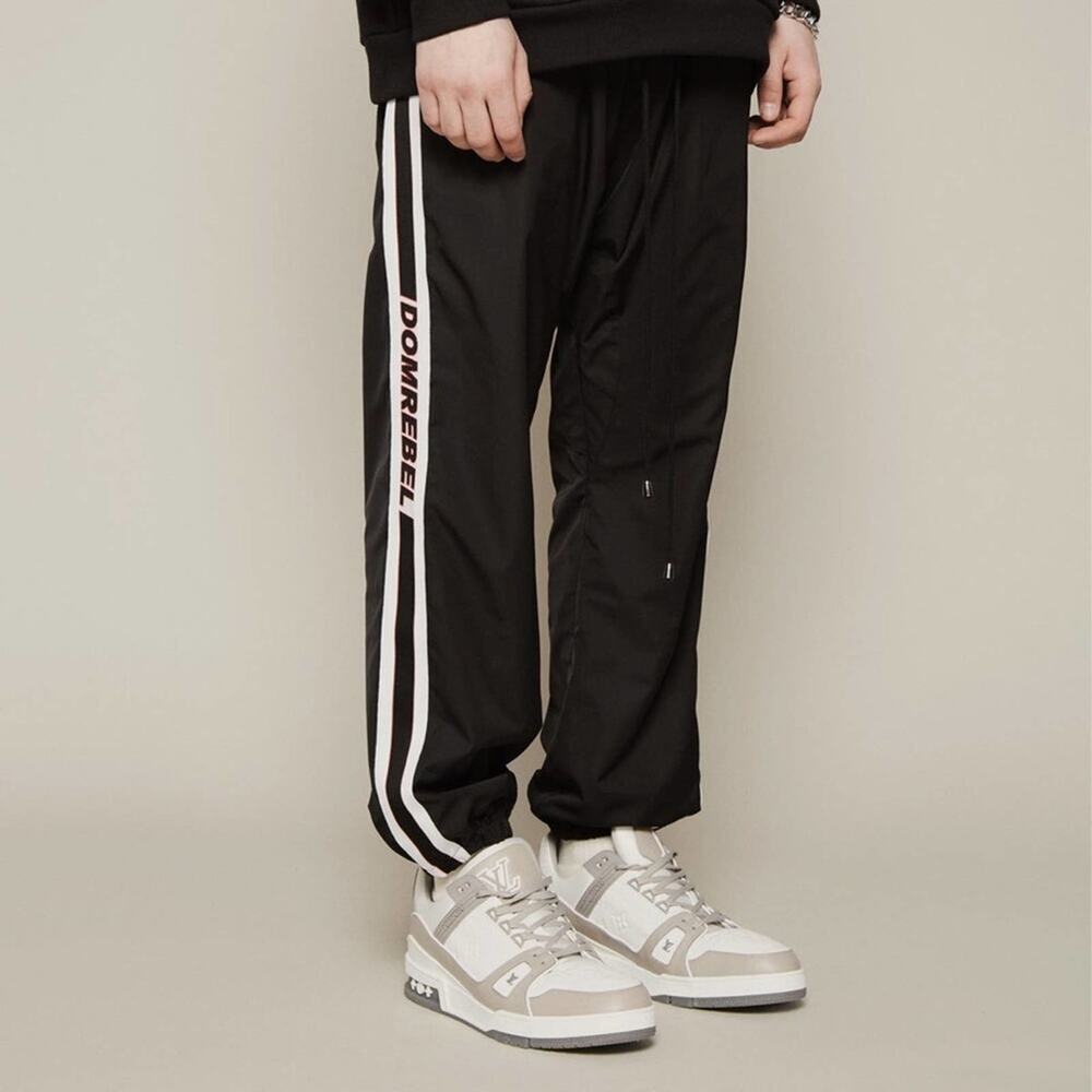 Domrebel Montreal Black Track Pants Size: M (Medium)